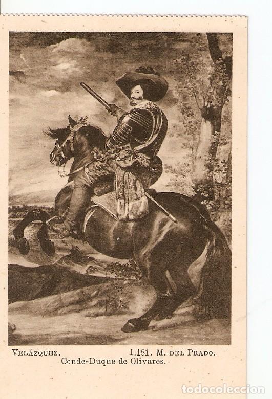 Postales: Postal 029033 : Velazquez. Conde-Duque de Olivares, Museo del Prado - Varios