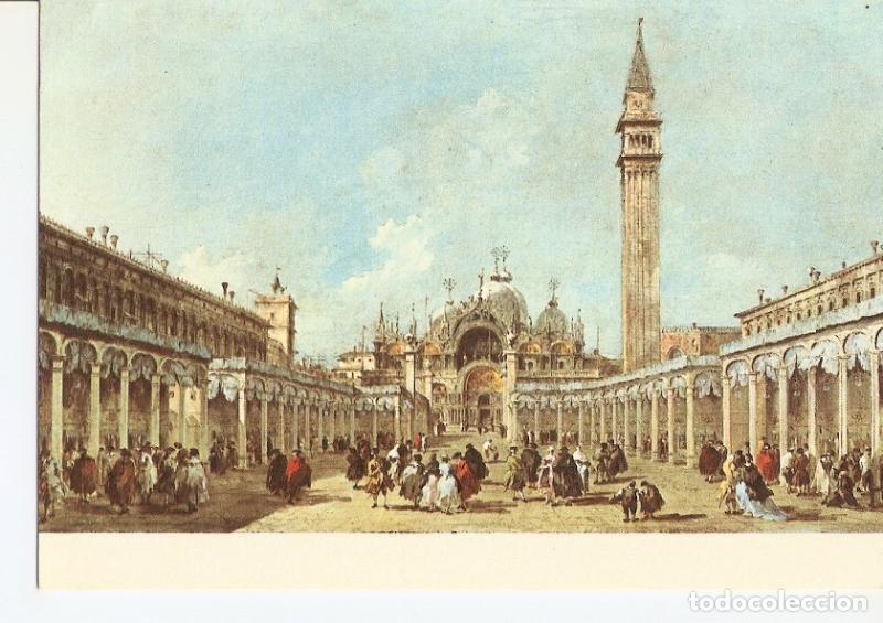 Postcards: Postal 028372 : Guardi F. (1712-1793): Venezia, la festa della Sensa, Oeiras - - Varios