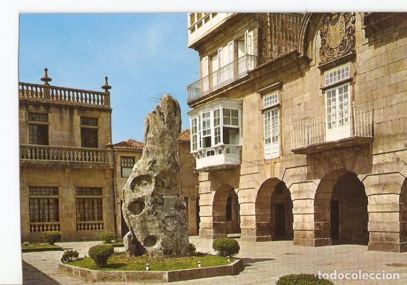 Postais: Postal 028860 : Bayona (Galicia). Monumento conmemorativo llegada de America Carabela La Pinta - Va