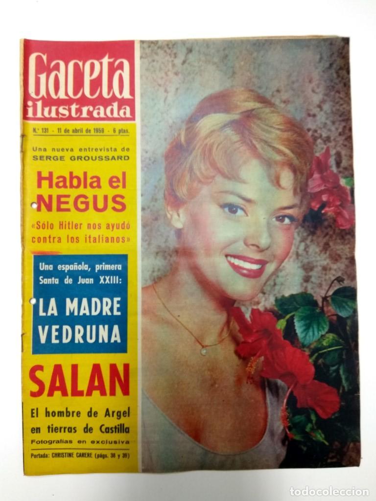 Cartoline: Revista: GACETA ILUSTRADA, Numero 131: Salan, el Hombre de Argel (1959) - Varios