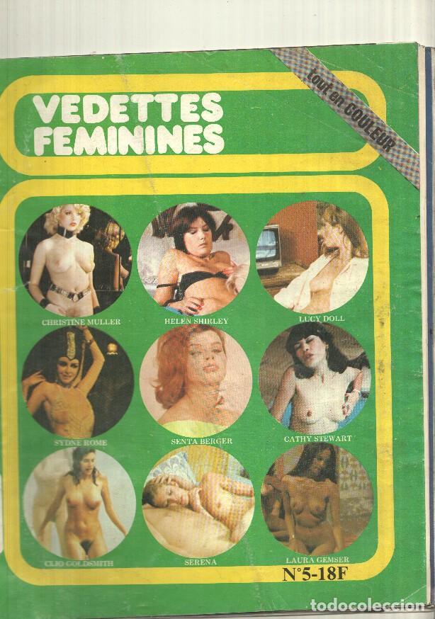 Postcards: revista: Vedettes Feminines, num 5-18F, tout en couleur. Senta Berger, Lucy Doll, Christine Muller