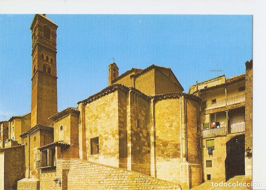 Postais: Postal 024439 : Torre de la Magdalena (Mudejar) y abside (Romanico) - Tarazona - Varios