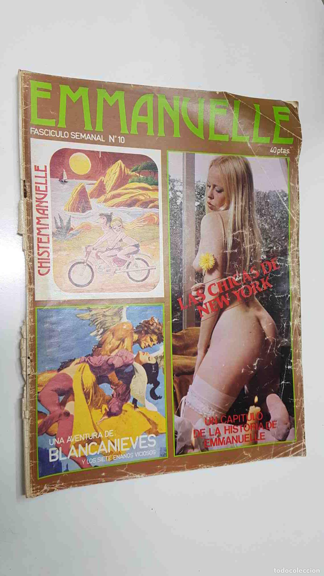Postales: Fasciculo Emmanuelle: num 10 - Las chicas de New York. Una aventura de Blancanieves y los siete vici