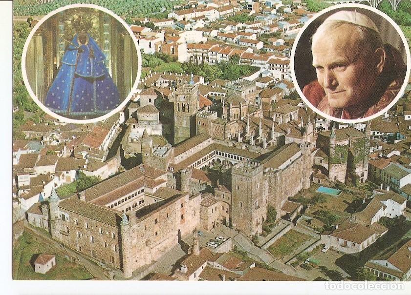 Postkarten: Postal 025014 : Visita del Papa Juan Pablo II Guadalupe (Caceres) - Varios