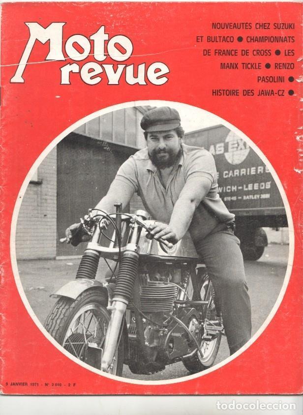 Postales: Revista: Moto revue num 2010, 9 janvier 1971 - Nouveautes chez bultaco - NULL