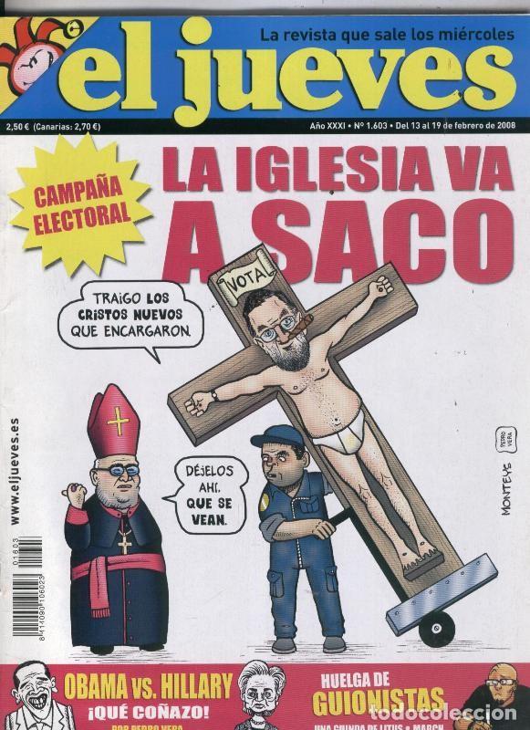 Postales: El Jueves revista semanal numero 1603: poster de John Rambo - Varios