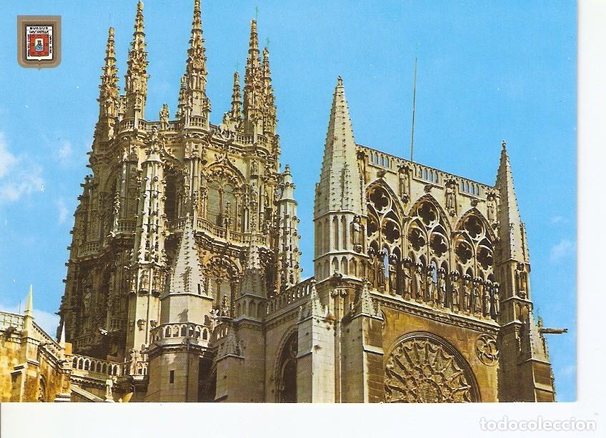 Postcards: Postal 025794 : Catedral. El crucero y detella portada Sarmental. Burgos - Varios