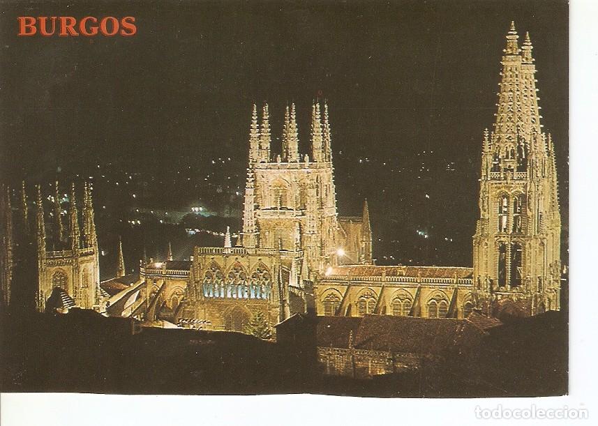 Postcards: Postal 025797 : Catedral. Vista nocturna. Burgos - Varios