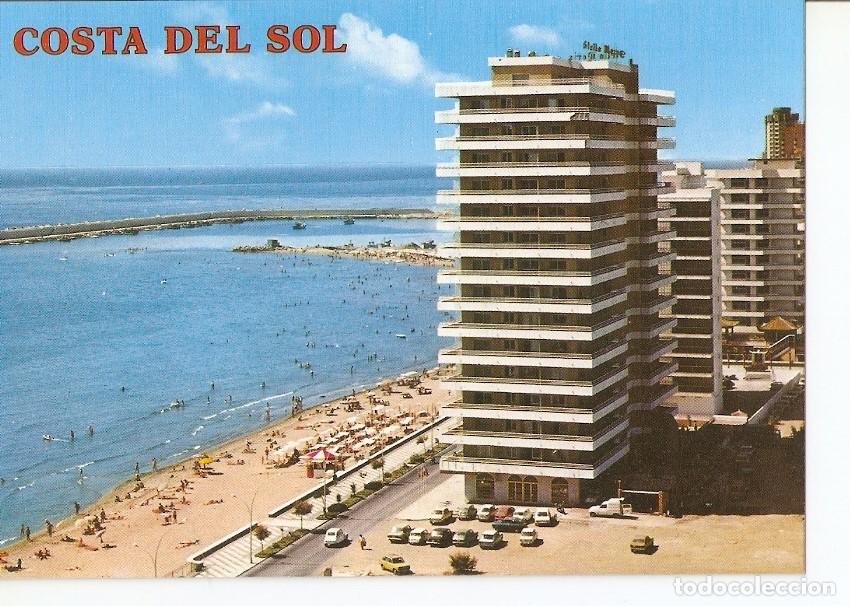 Postkarten: Postal 025877 : Hotel Stella Maris y playa. Fuengirola (Malaga). Costa del Sol - Varios