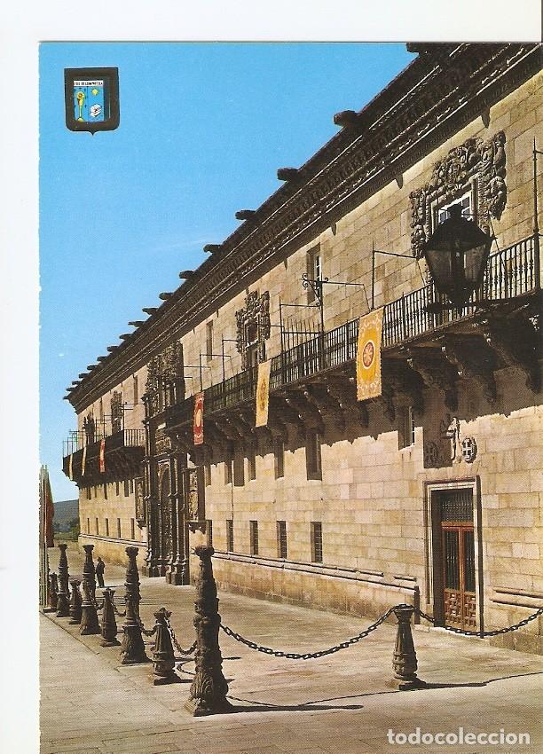 Postales: Postal 026144 : Hostal de los Reyes Catolicos. Plaza de Espa&ntilde;a. Santiago de Compostela - Varios