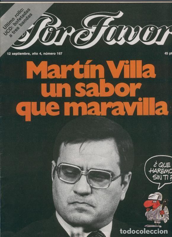 Postkarten: Por Favor numero 167, 12 septiembre 1977: Martin Villa - Varios