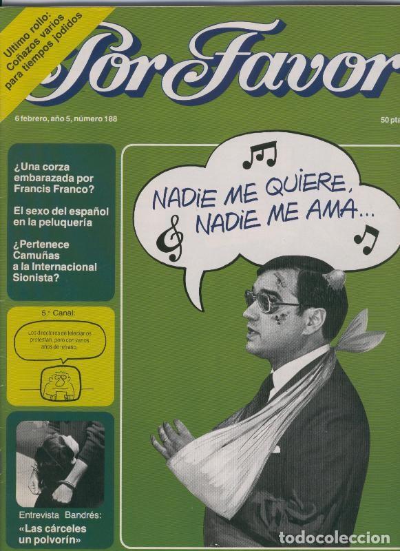 Postkarten: Por Favor numero 188, 6 febrero 1978: Martin Villa - Varios