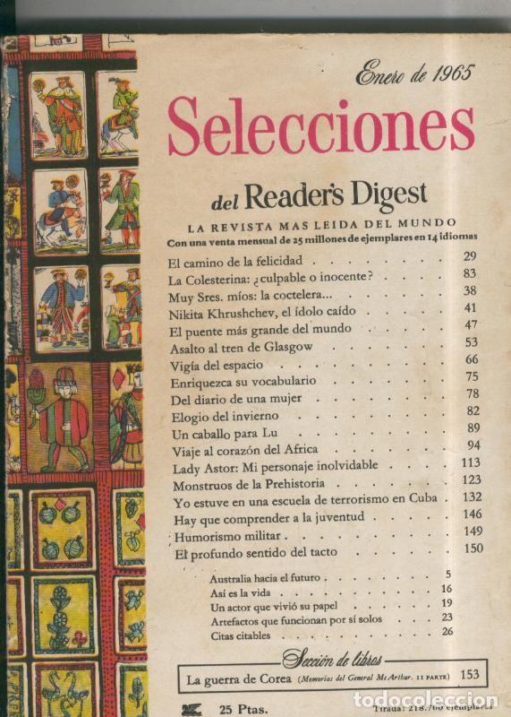 Postales: Selecciones del Readers Digest numero 290 - Varios