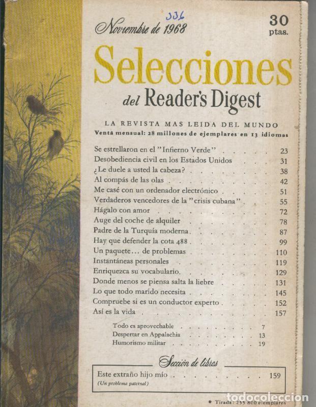 Postales: Selecciones del Readers Digest numero 336 - Varios