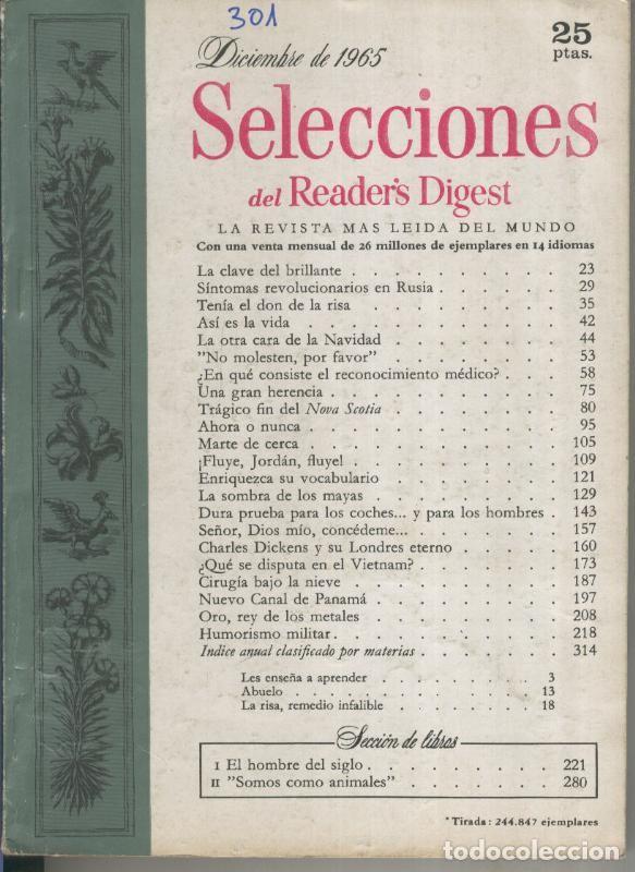 Postales: Selecciones del Readers Digest numero 301 - Varios