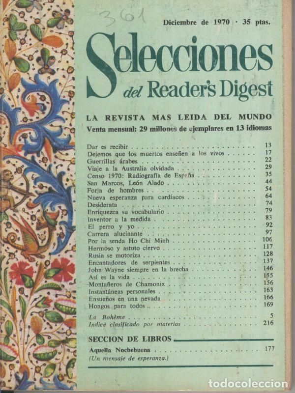 Postales: Selecciones del Readers Digest numero 361 - Varios
