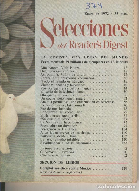 Postales: Selecciones del Readers Digest numero 374 - Varios