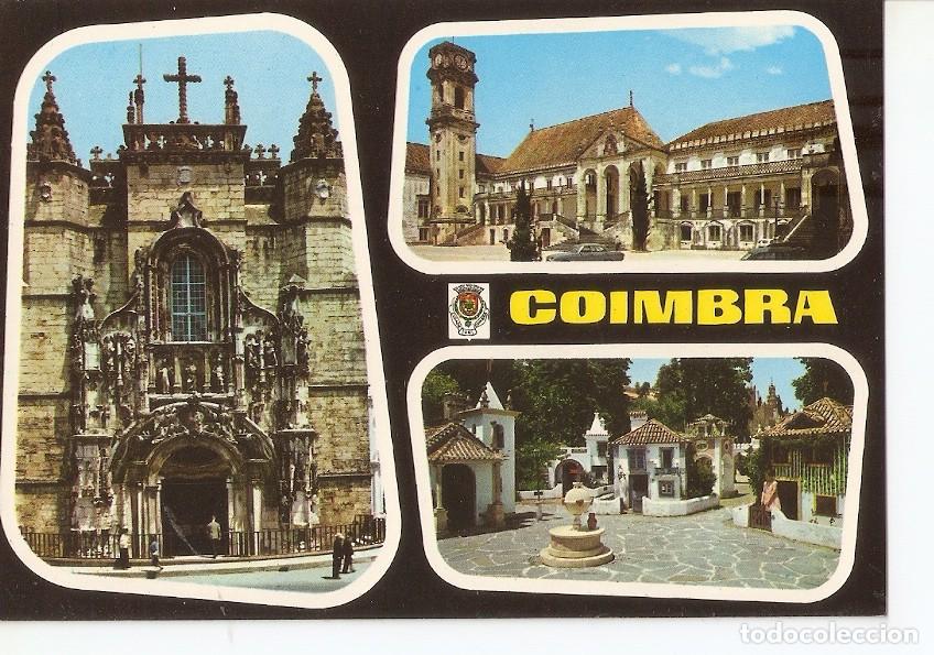 Cartoline: Postal 029724 : Coimbra (Portugal) Igreja de Sta. Cruz - Varios