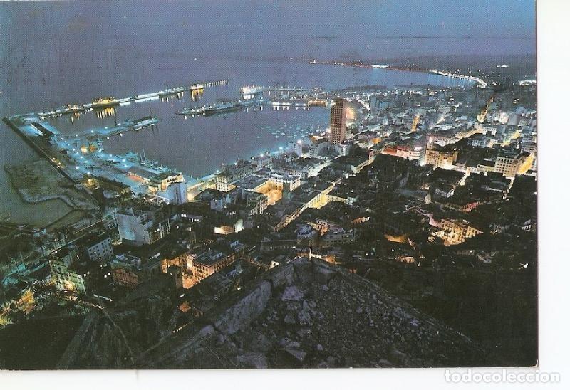 Postkarten: Postal 026857 : Alicante, vista nocturna - Varios