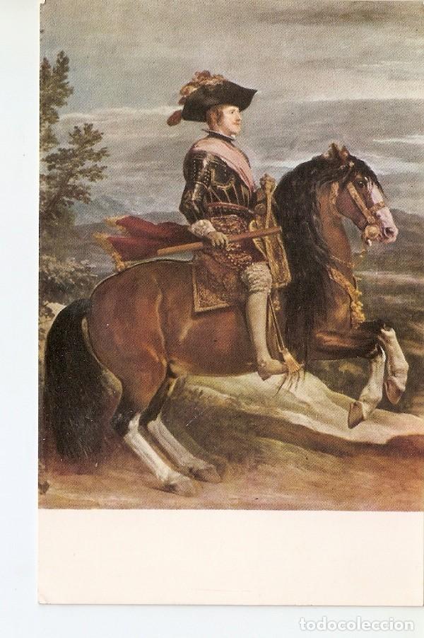 Postales: Postal 029777 : Felipe IV Ecuestre Museo del Prado Velazquez - Varios