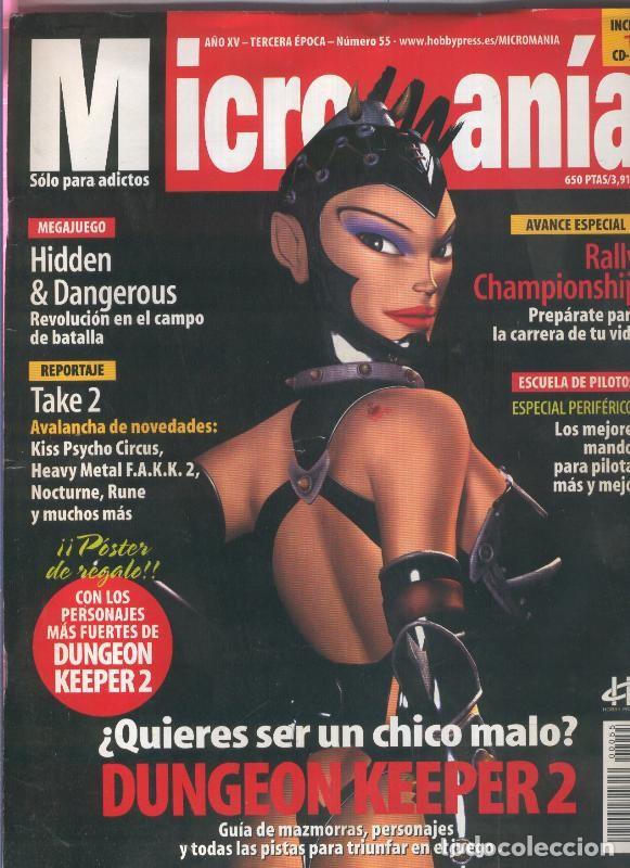 Postales: Micromania tercera epoca numero 055, sin el CD ROM - Varios