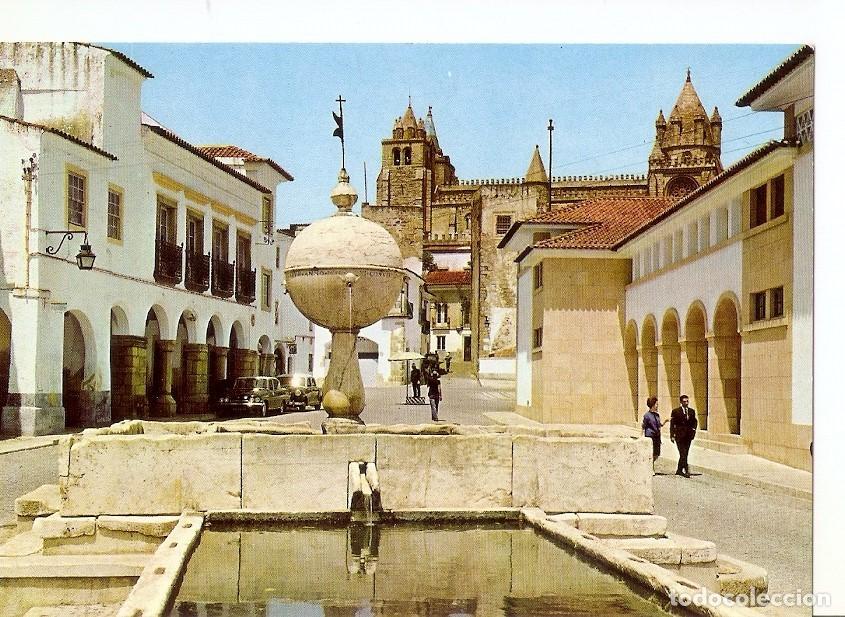 Postkarten: Postal 029486 : Evora (Portugal) Fountain of Moures Gate (XVI century) - Varios