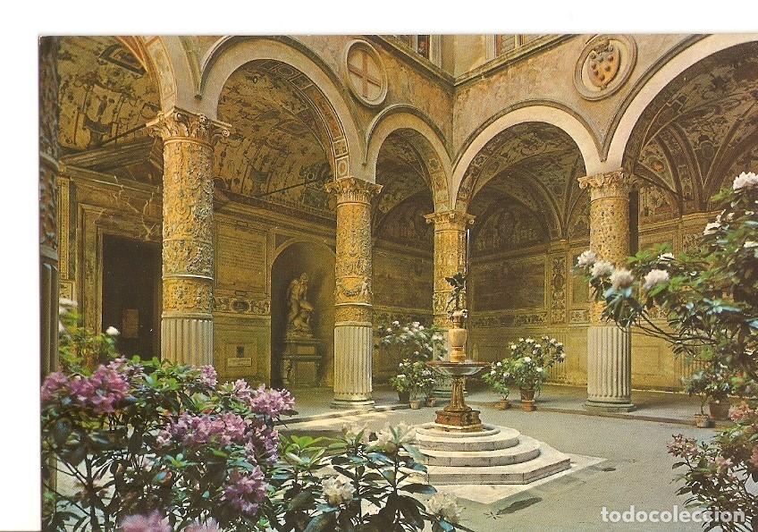 Postais: Postal 029595 : Firenze. Flowers feast - Court-yard of Palazzo Vecchio - Varios