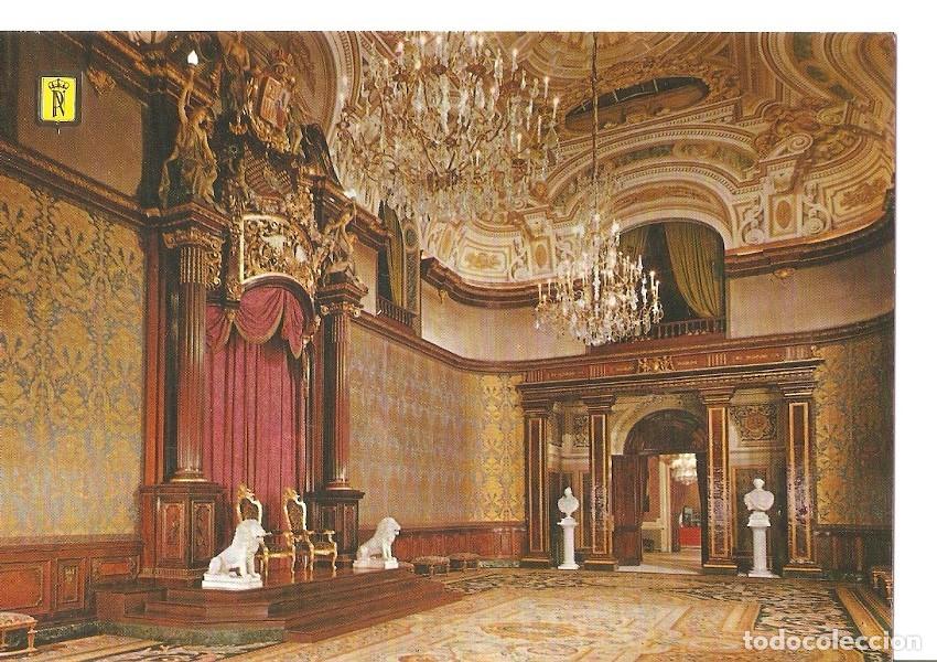 Postales: Postal 029528 : Barcelona. Palacio Real de Pedralbes. Salon del Trono - Varios