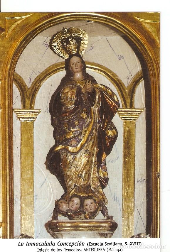 Postkarten: Postal 029929 : La Inmaculada Concepcion (Escuela Sevillana S. XVIII) Iglesia de los Remedios. Anteq