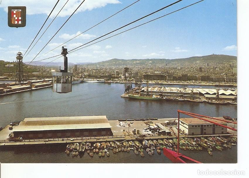 Postcards: Postal 030433 : Barcelona Vista del puerto desde la Torre de San Sebastian - Varios