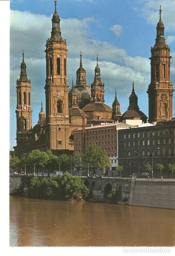 Postcards: Postal 030128 : Zaragoza Templo Metropolitano del Pilar y Rio Ebro - Varios