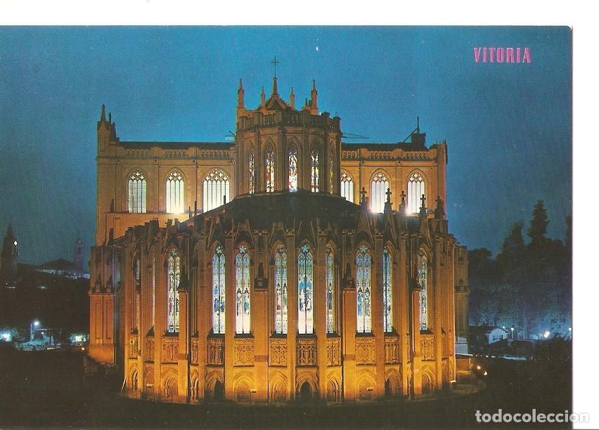 Postais: Postal 030206 : Vitoria Catedral nueva nocturna - Varios