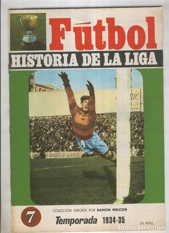 Postales: Futbol historia de la liga fasciculo numero 07: Temporada 1934-35 - Varios