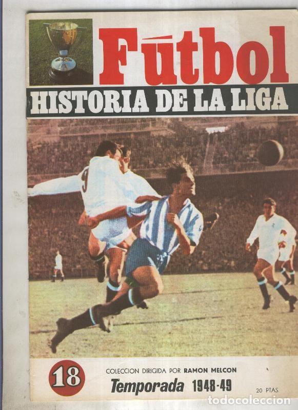 Postales: Futbol historia de la liga fasciculo numero 18: Temporada 1948-49 - Varios