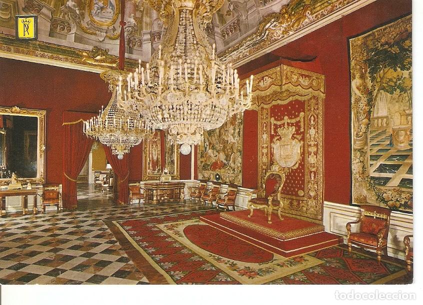 Postales: Postal 030703 : La Granja de San Ildefonso (Segovia). Salon del Trono - Varios