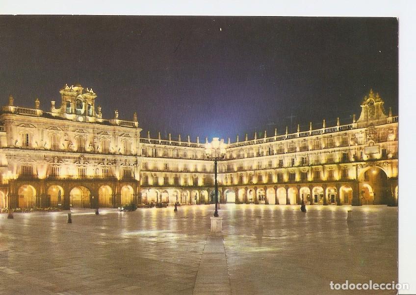 Cartoline: Postal 030871 : Salamanca. Plaza Mayor y Ayuntamiento iluminados - Varios