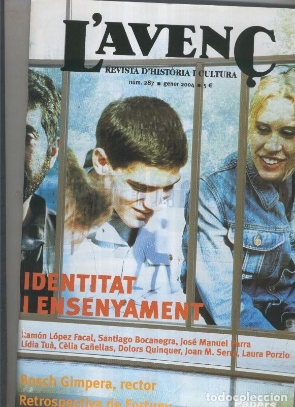Cartoline: Revista L'Aven&ccedil; numero 287: entrevista amb Ramon Alberch - Varios