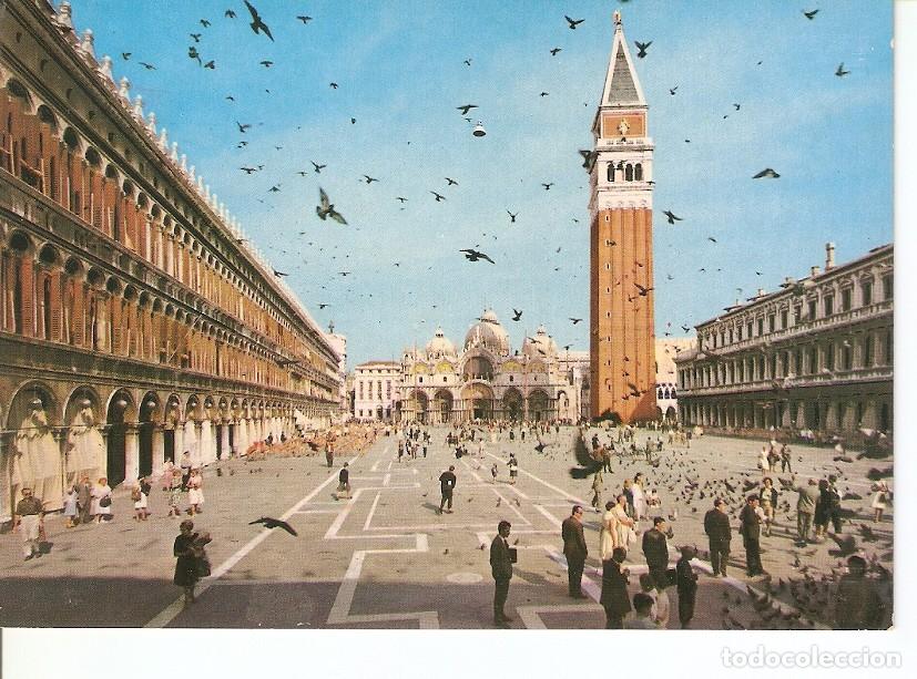 Postcards: Postal 031308 : Venezia. Basilica e Piazza S. Marco - Varios