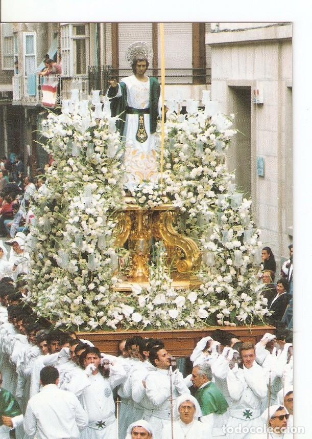 Postkarten: Postal 031415 : Agrupacion San Juan Evangelista. Cofradia Resucitado Semana Santa - Cartagena - Vari