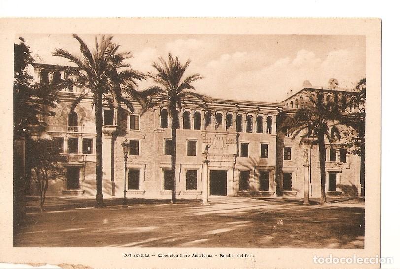 Postcards: Postal 031447 : Sevilla - Exposicion Ibero Americana - Pabellon del Peru - Varios