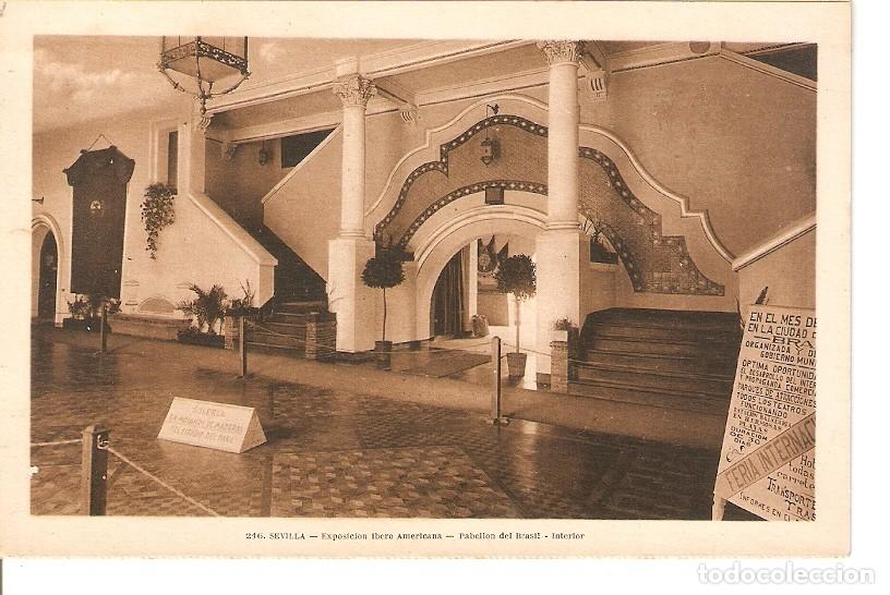 Cartoline: Postal 031443 : Sevilla - Exposicion Ibero Americana - Pabellon de Brasil - interior - Varios