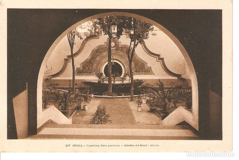 Cartoline: Postal 031449 : Sevilla - Exposicion Ibero Americana - Pabellon de Brasil - interior - Varios