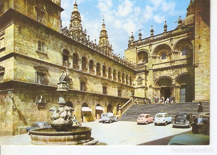 Postales: Postal 031846 : Santiago de Compostela. Fuente y fachada de las Platerias - Varios