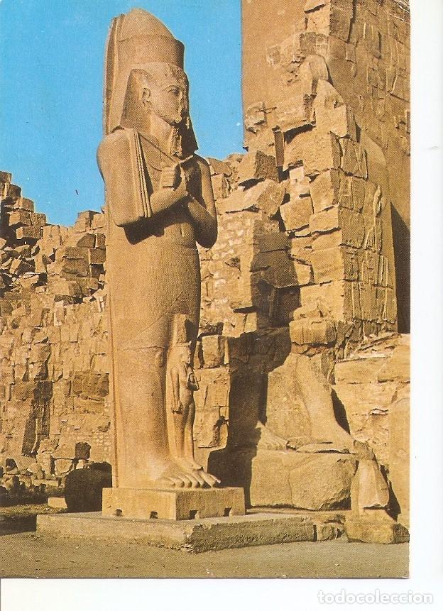 Postales: Postal 031623 : Luxor Statue of Phrao Pinutem and his wife - Varios
