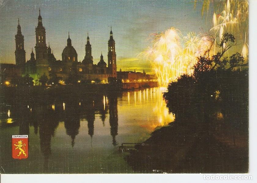 Postkarten: Postal 031649 : Zaragoza. Nocturno. Basilica del Pilar y Rio Ebro - Varios