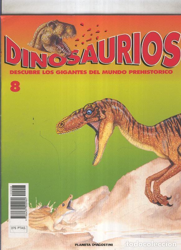 Postales: Dinosaurios fasciculo coleccionable numero 008 - varios