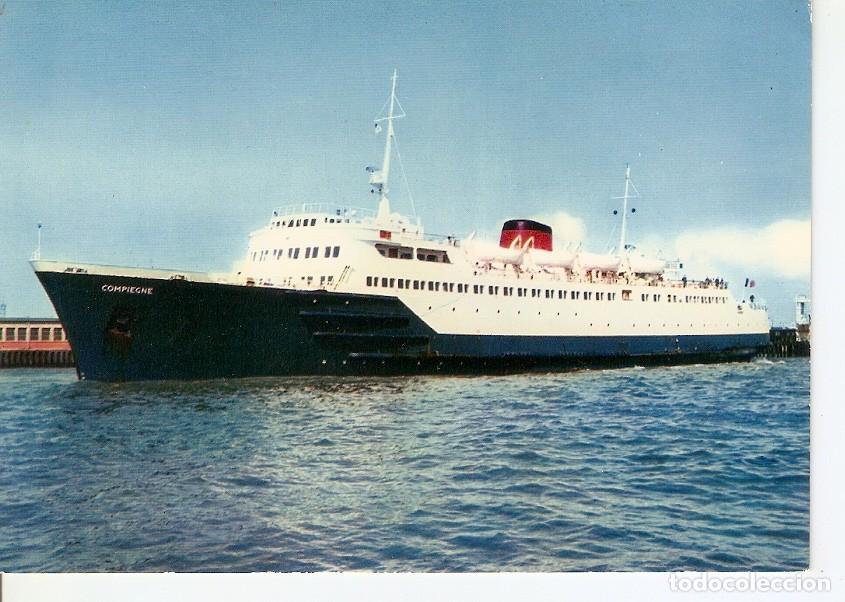 Postkarten: Postal 032347 : Lignes du Detroit. Car-ferry Compiegne - Varios