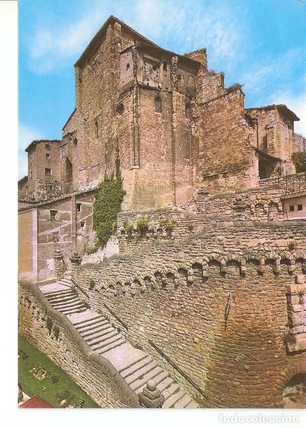 Postkarten: Postal 032457 : Estella. Iglesia de San Miguel Siglo XII (Escalinata) - Varios