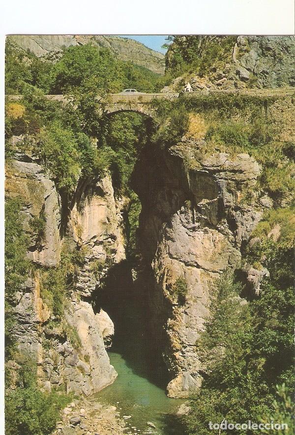 Postkarten: Postal 032632 : Valle de Tena (Huesca). Puente de Escarrilla sobre el rio Gallego - Varios