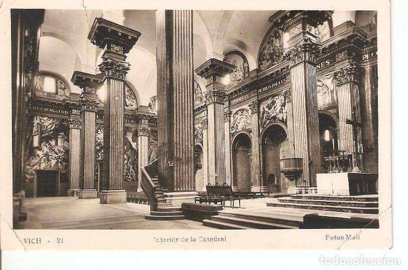 Postales: Postal 032439 : Vich. Interior de la Catedral - Varios - Foto 1